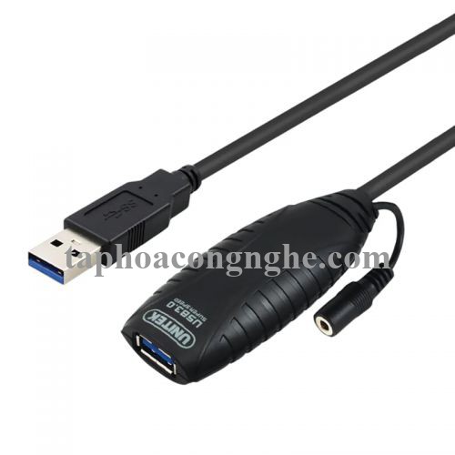 Unitek 98568 Y-3018 3.0 10M màu Đen Cáp Usb Nối Dài Extension kèm nguồn 30098568
